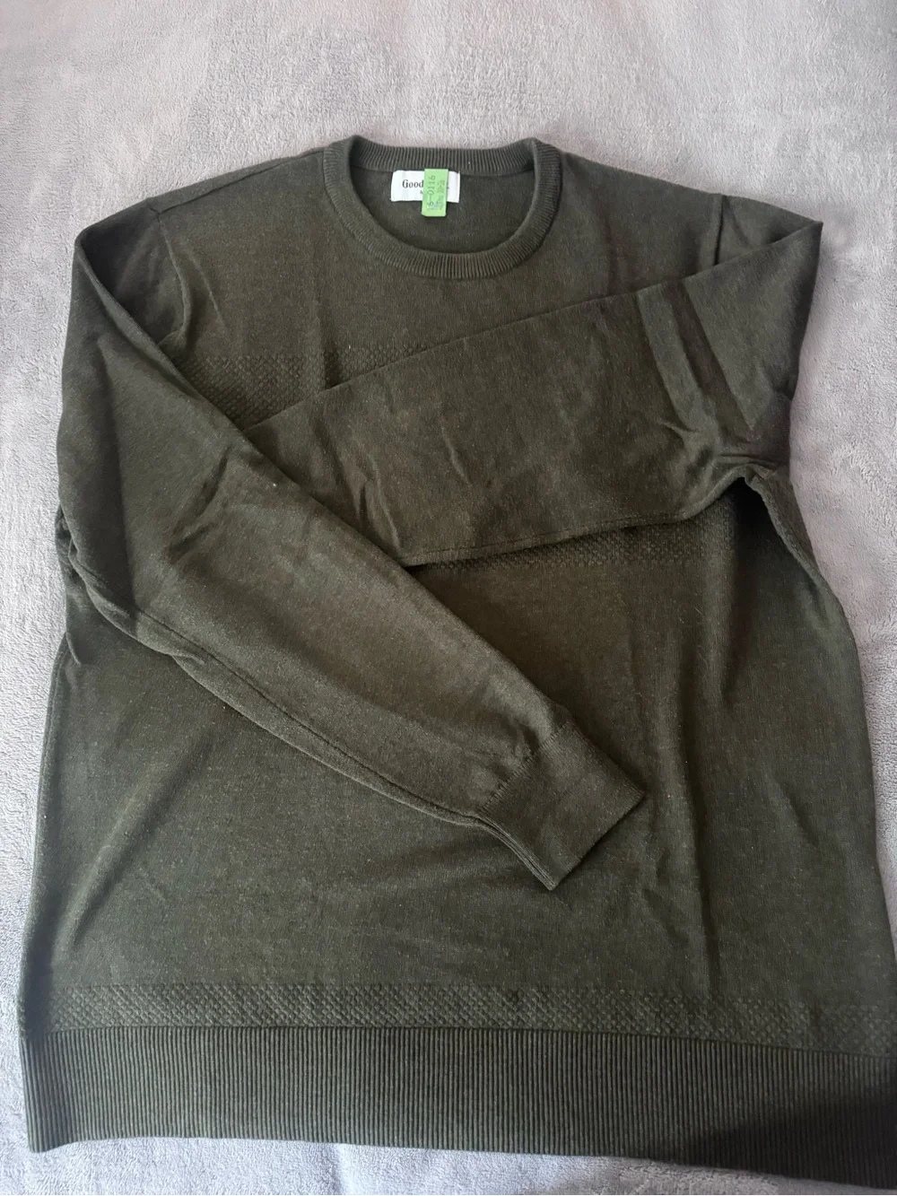 Goodfellow & Co Men's Dark Olive Crewneck Sweater